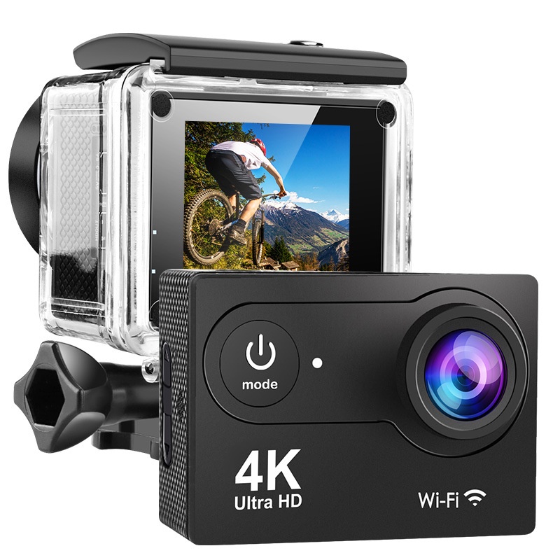 Picture of NEW 2025 AUSEK AT-S9R ACTION CAMERA GO PRO MOTOVLOG 4K/60FPS EIS Remote Control Wifi Waterproof