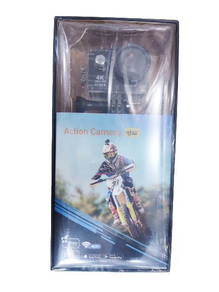 Picture of NEW 2025 AUSEK AT-S9R ACTION CAMERA GO PRO MOTOVLOG 4K/60FPS EIS Remote Control Wifi Waterproof