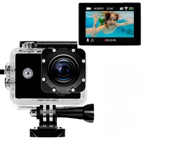Picture of Ultra 30M Waterproof Sports Action Camera Kit with Built In Control