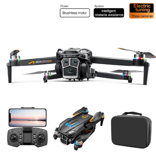 Picture of 2025 4k Drone Professional 3 Camera Drone  Wifi Fpv Fixed Point Hovering Intelligent 50x Video Drone Altitude Optical Avoidance Drone DH