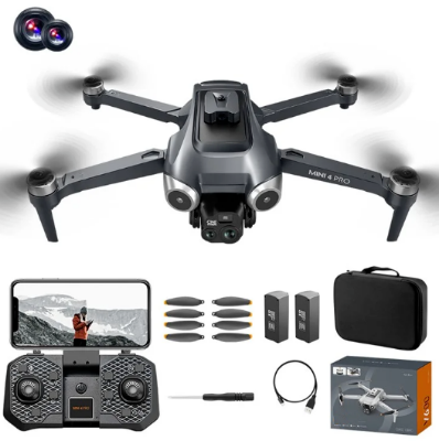Picture of Professional Drone 4K Dual Cameras Optical Flow Positioning Long Battery Life WIFI FPV G.P.S Drone RC Quadcopter DH