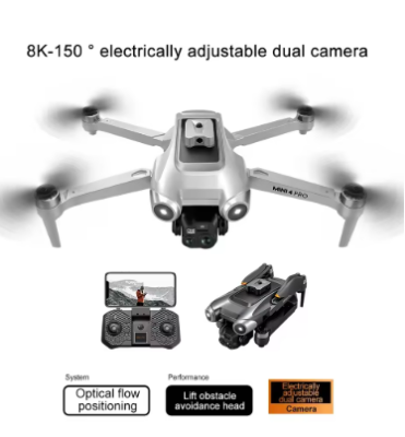 Picture of Professional Drone 4K Dual Cameras Optical Flow Positioning Long Battery Life WIFI FPV G.P.S Drone RC Quadcopter DH