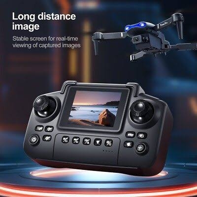 Picture of Display Remote New 3-Sided Optical Flow Obstacle Avoidance WIFI Remote Control Helicopter 4K HD Dual Camera Drone Apps Controlled
