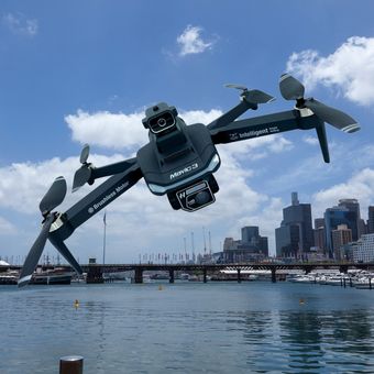 Picture of G.P.S Drone WIFI 6K Dual Camera Foldable Pocket Mini Size G.P.S Tracked Quadcopter Drone Camera Apps Controlled