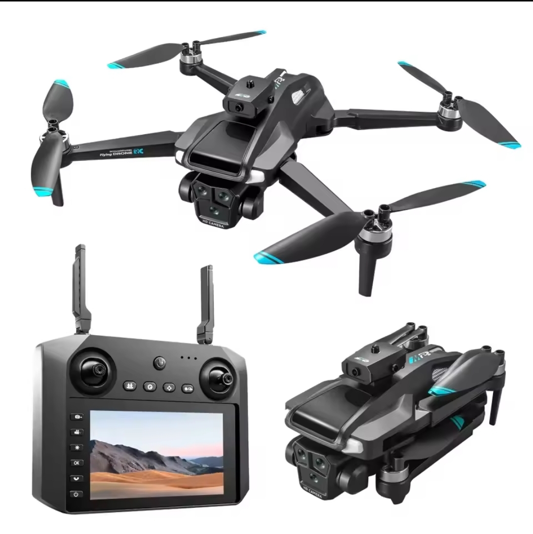 Picture of Drone Laser Sensor Optical Flow Avoidance 4k Dual Camera Brushless Motor Professional Drone 2 Battery Follow Me One Key Return