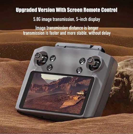 Picture of With Android Remote G.P.S Drone with 4K Camera for Adults, Dual Camera 5G WiFi FPV Live Video Drone 25mins Flight Time,Brushless Motor, Easy Auto Return Home, Follow Me and Outdoor Carrying Case