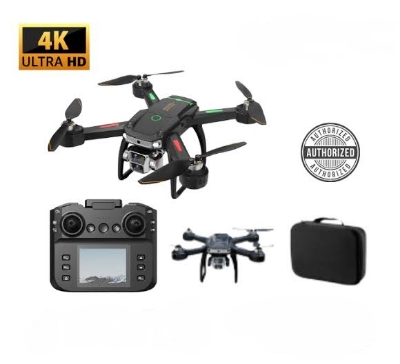 Picture of New 2025 (Remote Display) Black Carbon Fiber Brushless Infrared Obstacle Avoidance Optical Flow Positioning Hovering 4K Camera Quadcopter Drone