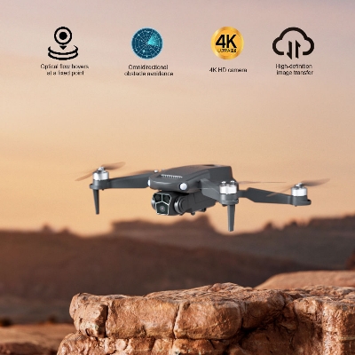 Picture of RC Drone 4K HD Dual Gimbal Camera Drones Obstacle Avoidance with Optical Flow Quadcopter Drone App Controlled