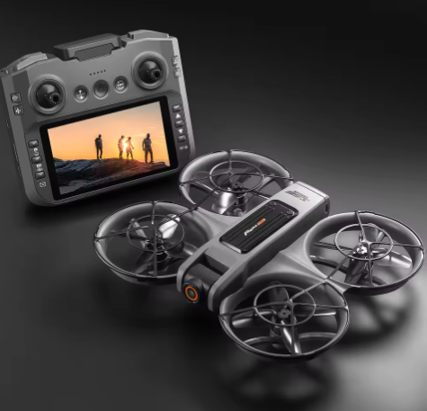 Picture of 4.5"inch Dsiplay Remote Drone with 90° Adjustable Electric Camera 8K HD WiFi Light Flow Pocket Drone Obstacle Avoidance RC Quadcopter sg
