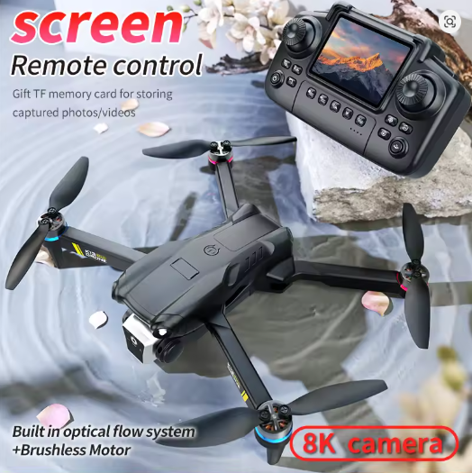 Picture of Display Remote Control RC Drone Professional 4K HD Camera WIFI FPV Altitude Hold Gesture Photography Quadcopter Screen Remote Control sg