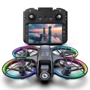 Picture of 4.5" Screen FPV Drone with 1080P HD Camera - Brushless Motor RC Quadcopter, Altitude Hold, Obstacle Avoidance, LED Lights, 2.4G Remote Control for Professional sg