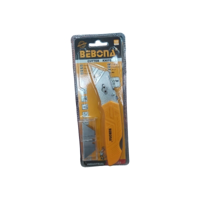 Picture of Folding Utility Cutter Quick Release with 5pcs Refill (61x19mm) Box Cutter Model: 30007