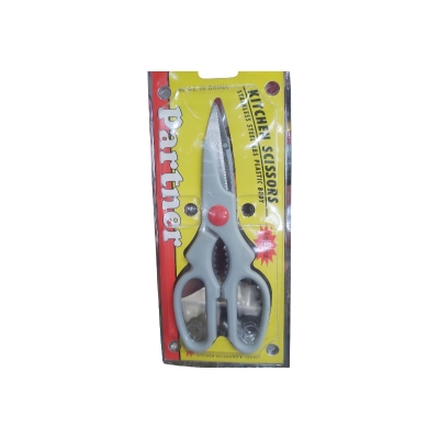 Picture of Kitchen Scissor Cutting Fish, Meat Cutter, Chiken Cutter, Vegitable Cutter, Herbs & Verious Food Multi Function Cutter, Stainless Steel ABS Plastic Body, Rust Proof & Extra Hardened, Anti