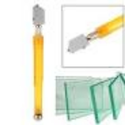 Picture of Glass Cutter Diamond Antislip Metal Handle Steel Blade Oil Feed Glass Cutter Cutting Tools