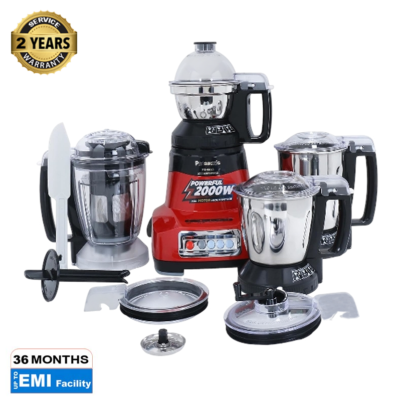 Picture of Panasonic MX-AE475 Monster Series 2000 Watt Super Mixer Grinder-Red