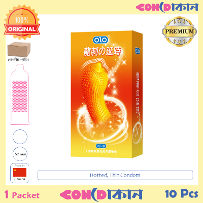 Picture of OLO Spike Studd Extra Time Condom 1 Pack (10 Pcs)