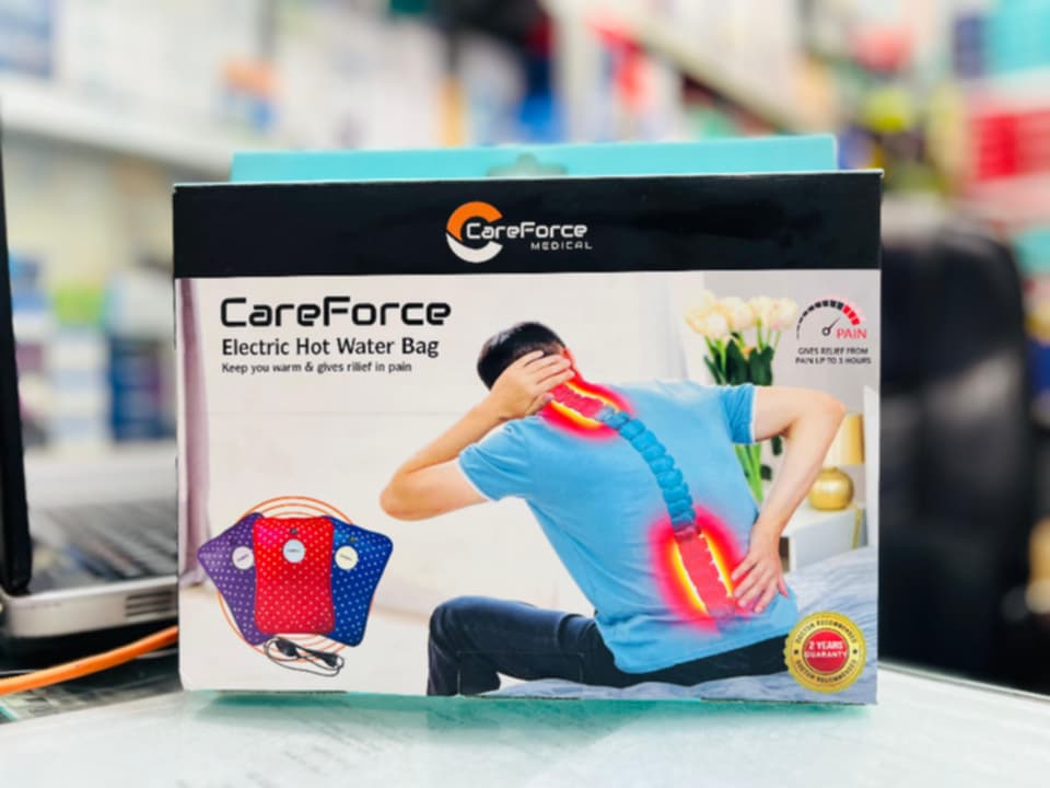 CareForce Electric Hot Water Bag 2 Years Guaranty