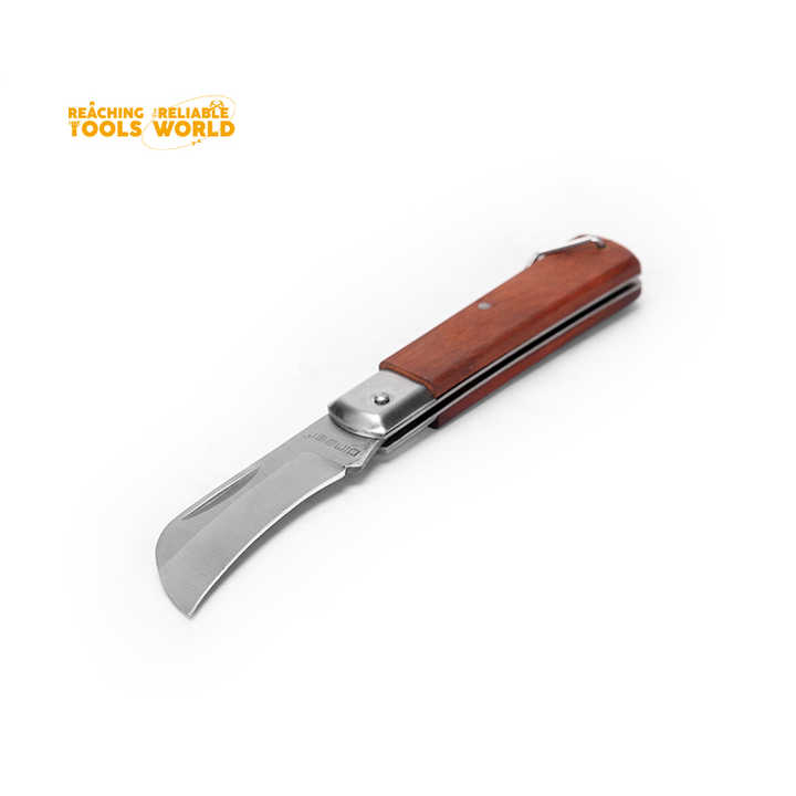 Picture of DINGQI Factory Wholesale 7 Inch Electrician Cutter Wood Handle Electrician Pocket Wire Cutter-63107