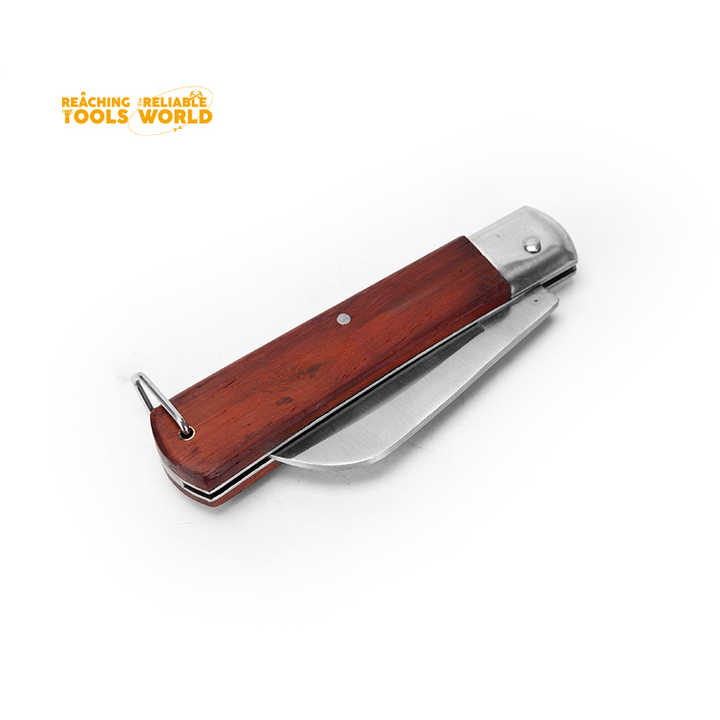 Picture of DINGQI Factory Wholesale 7 Inch Electrician Cutter Wood Handle Electrician Pocket Wire Cutter-63107