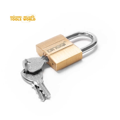 Picture of Dingqi 50mm Shackle Safety Lockout Padlock Custom Copper with Master Key-151050