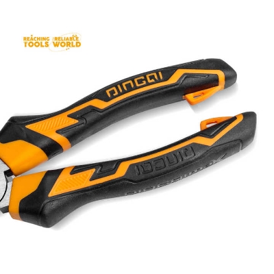 Picture of Dingqi Wire Cutter for Electrician Repair Clamp Plier Combination Steel High Quality 6 Inch Multi FUNCTIONAL TPR Handle- 21206
