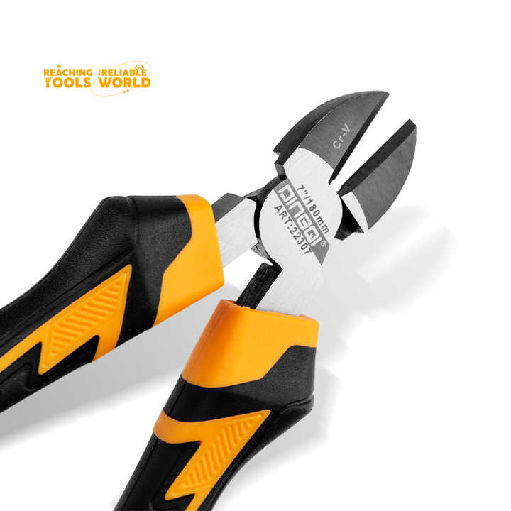 Picture of DingQi Professional Multi Purpose Tool Set Chrome Vanadium 6" Diagonal Wire Cutting Pliers for Wires-22306