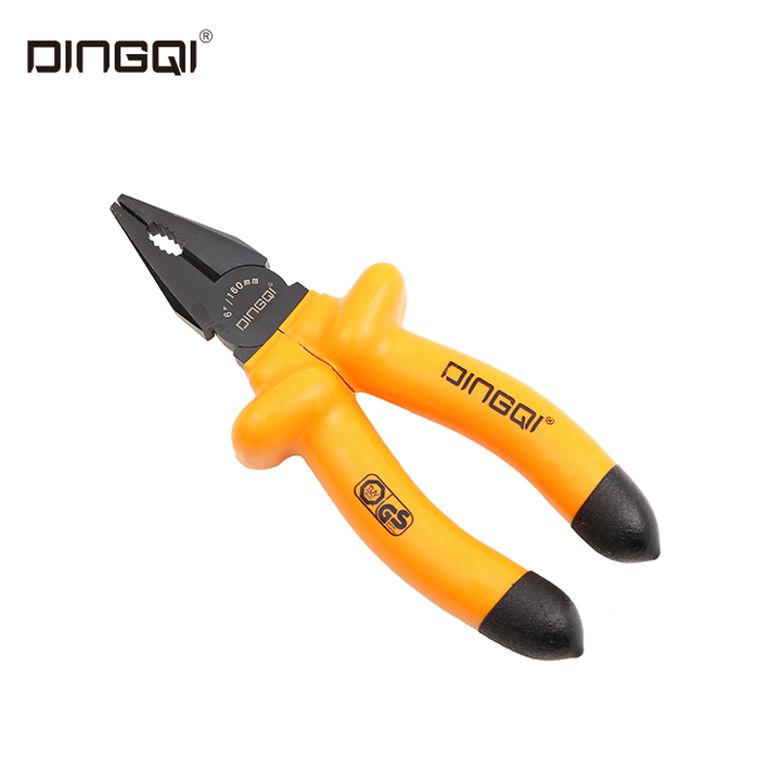 Picture of DingQi New 6" Inch Insulation Pressure Combination Pliers With TPR Handles-21006