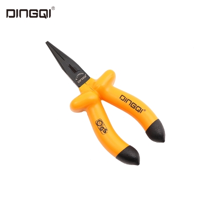 Picture of DINGQI High Quality 6 Inch Insulation Side Cutter Entering Flat Bit Pliers for Polishing-23006