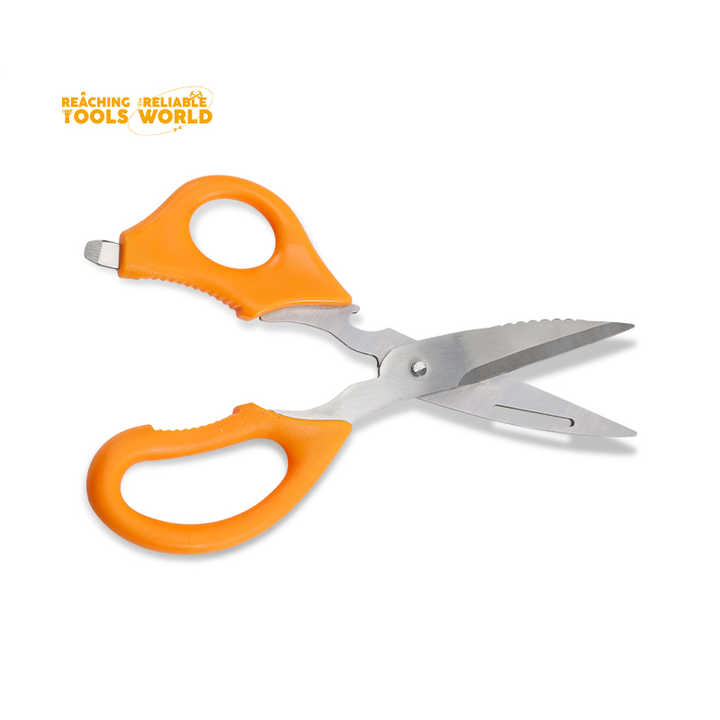 Picture of DINGQI 6.5 Inch Stainless Steel Multifunctional Scissors for Office Household With Bottle Opener-FG02185