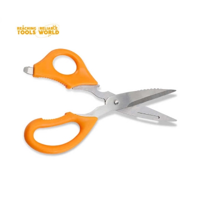 Picture of DINGQI 6.5 Inch Stainless Steel Multifunctional Scissors for Office Household With Bottle Opener-FG02185