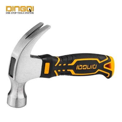 Picture of DINGQI 45 Steel 8OZ 250g with TPR PVC Handle Small Claw Hammer Mini Stubby Hammer-32107