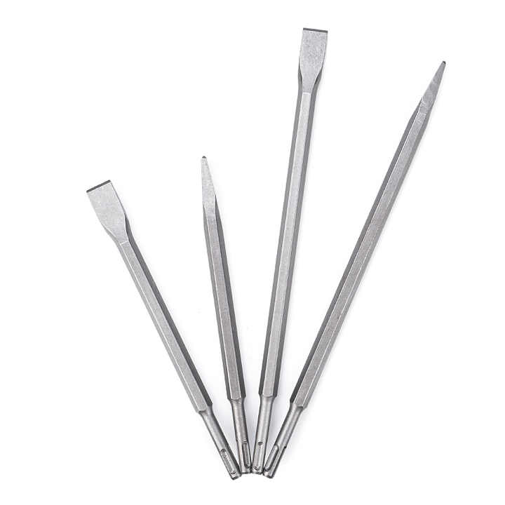 Picture of DINGQI 2pcs (+)(-) Hammer Chisel High Quality Accurate Efficient Electric Hammer Drill Chisel Carving Chisel Woodworking Metalworking Steel- 137211-137231