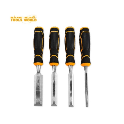 Picture of DINGQI 6 /14 /16 /25mm Woodworking Carpenter Firmer Chisel 4 Piece Wood Carving Chisel Set-37004A
