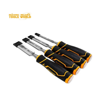 Picture of DINGQI 6 /14 /16 /25mm Woodworking Carpenter Firmer Chisel 4 Piece Wood Carving Chisel Set-37004A