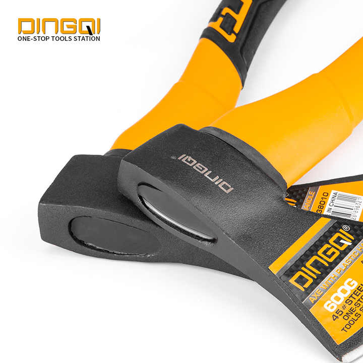 Picture of DINGQI High Carbon Steel 800Gram Steel Polished Head Plastic Handle Durable Wood Cutting Handle-38010