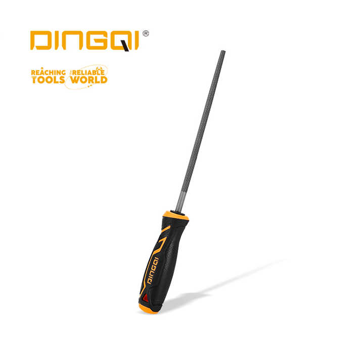 Picture of DINGQI 8 Inch Round Stainless Steel Hand File Tools-64003