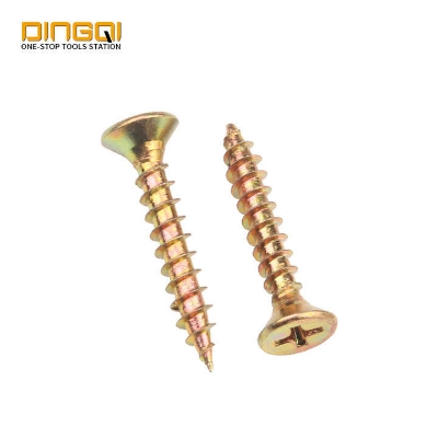 Picture of Tri-T 3/4" inch  Pozi Drive Double Countersunk Head Chipboard Screw Used on Wood