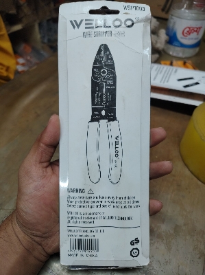Picture of 🔧 WELLOO 8-Inch Multi-Functional Wire Stripper | Professional Electrical Hand Tool – WSP1003