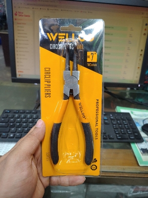 Picture of 🔧 WELLOO 7-Inch Internal Bent Circlip Pliers | Heavy Duty Snap Ring Plier Hand Tool – CCP21703