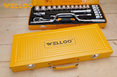 Picture of 🛠️ WELLOO 24-Pcs 1/2-Inch Socket Set | Professional Multi-Purpose Hand Tool Set – SKTS024