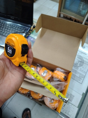 Picture of 📏 WELLOO 5-Meter / 19ft Measuring Tape | Durable Multi-Purpose Measuring Tool – MTP41316