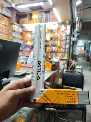 Picture of 1 x WELLOO 10" Aluminum Square Ruler ALR6125 🛠️