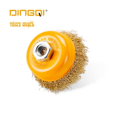 Picture of 🔧 WELLOO 3" Inch Copper Wire Cup Brush – WCC12075