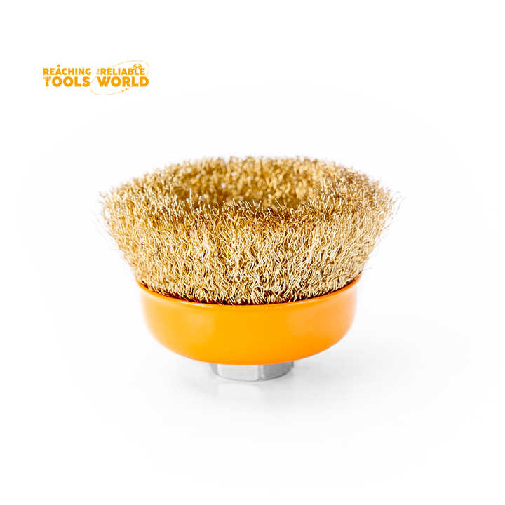 Picture of 🔧 WELLOO 3" Inch Copper Wire Cup Brush – WCC12075