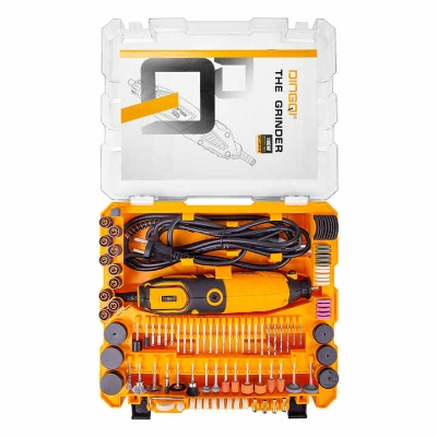 Picture of DINGQI Mini Drill Machine Dremel Drills Rotary DIY Tools Set 185W Die Grinder DIY Tool Variable Speed Mini Hand Grinder-JJ01018