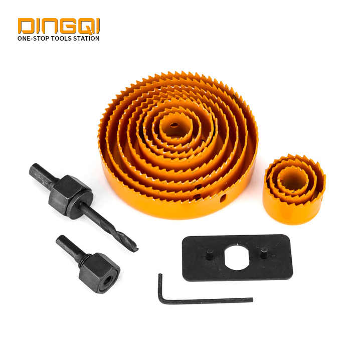 Picture of 🛠️ Dmax Power 16PCS High Carbon Steel Hole Saw Kit – Perfect for Wood & DIY Projects
