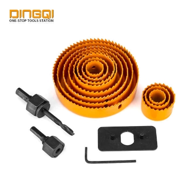 Picture of 🛠️ Dmax Power 16PCS High Carbon Steel Hole Saw Kit – Perfect for Wood & DIY Projects