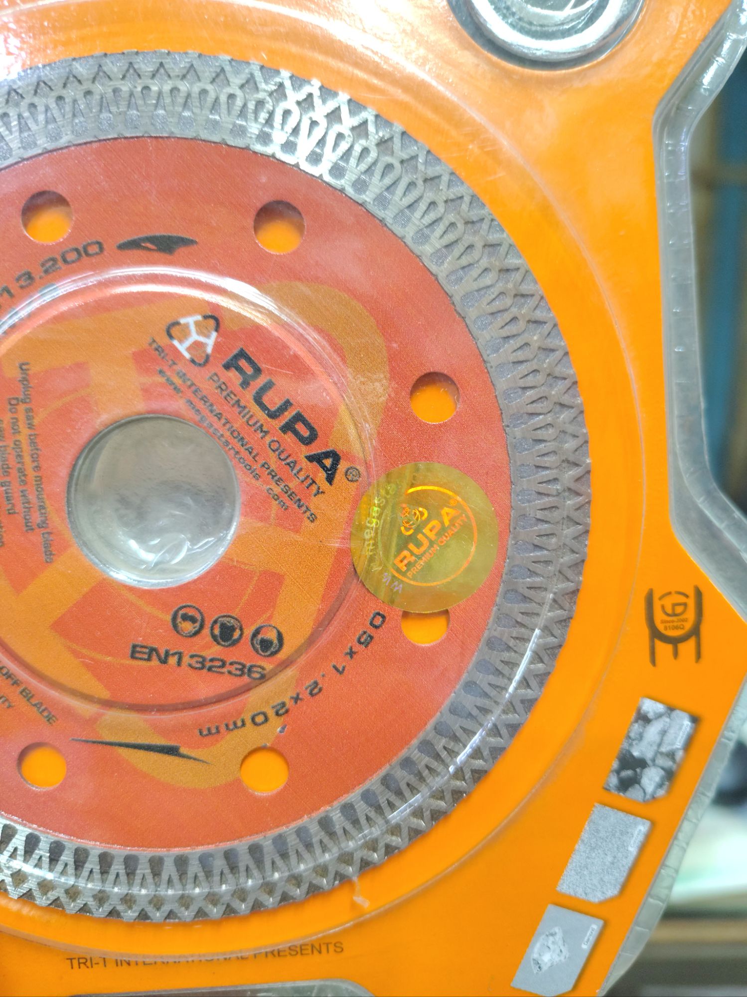 Picture of 💎 RUPA 4" / 105mm Multiple Premium Quality Diamond Cut-Off Blade