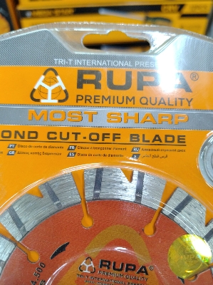 Picture of 💎 RUPA 4" / 115mm V-Shape Type Premium Diamond Cut-Off Blade