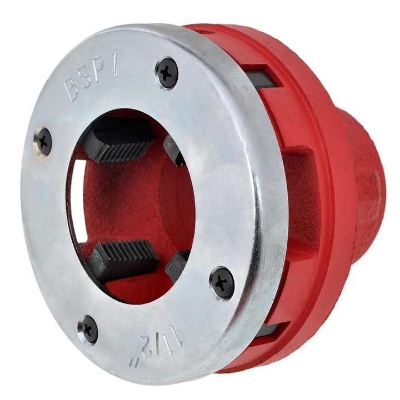 Picture of 1" Inch Portable Ratchet Die Stock Hinge Plate Head Manual Pipe Threader Machine Tool